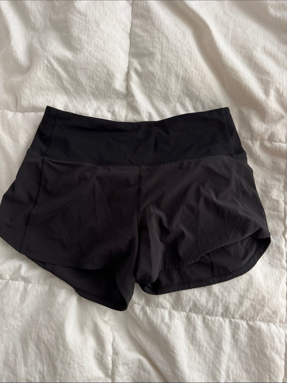 lululemon athletica Black High-Rise Athletic Shorts size 8